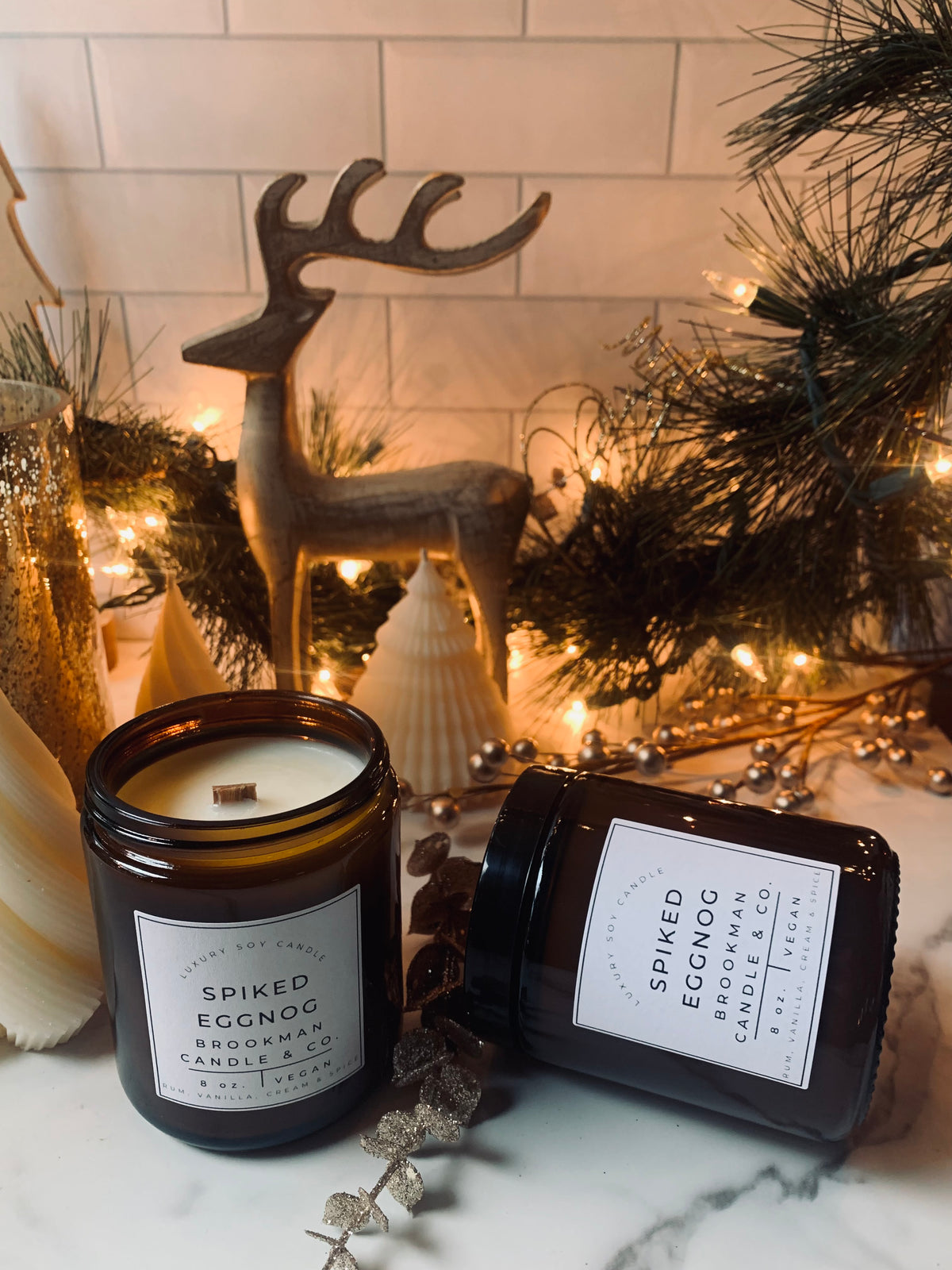Spiked Eggnog by Brookman Candle & Co. – Christmas collection product image