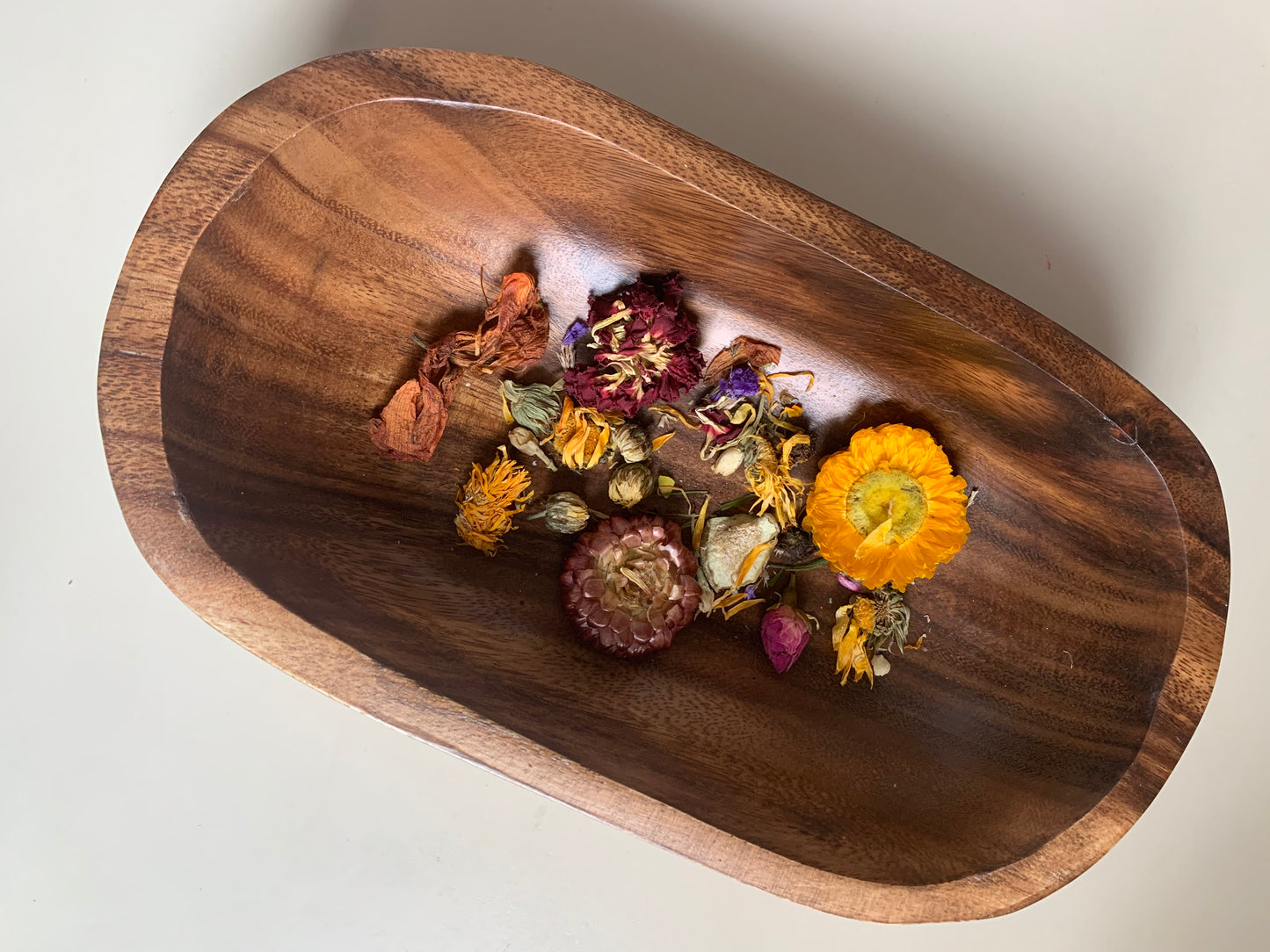 Wooden Bowl Candles: Autumn Moon