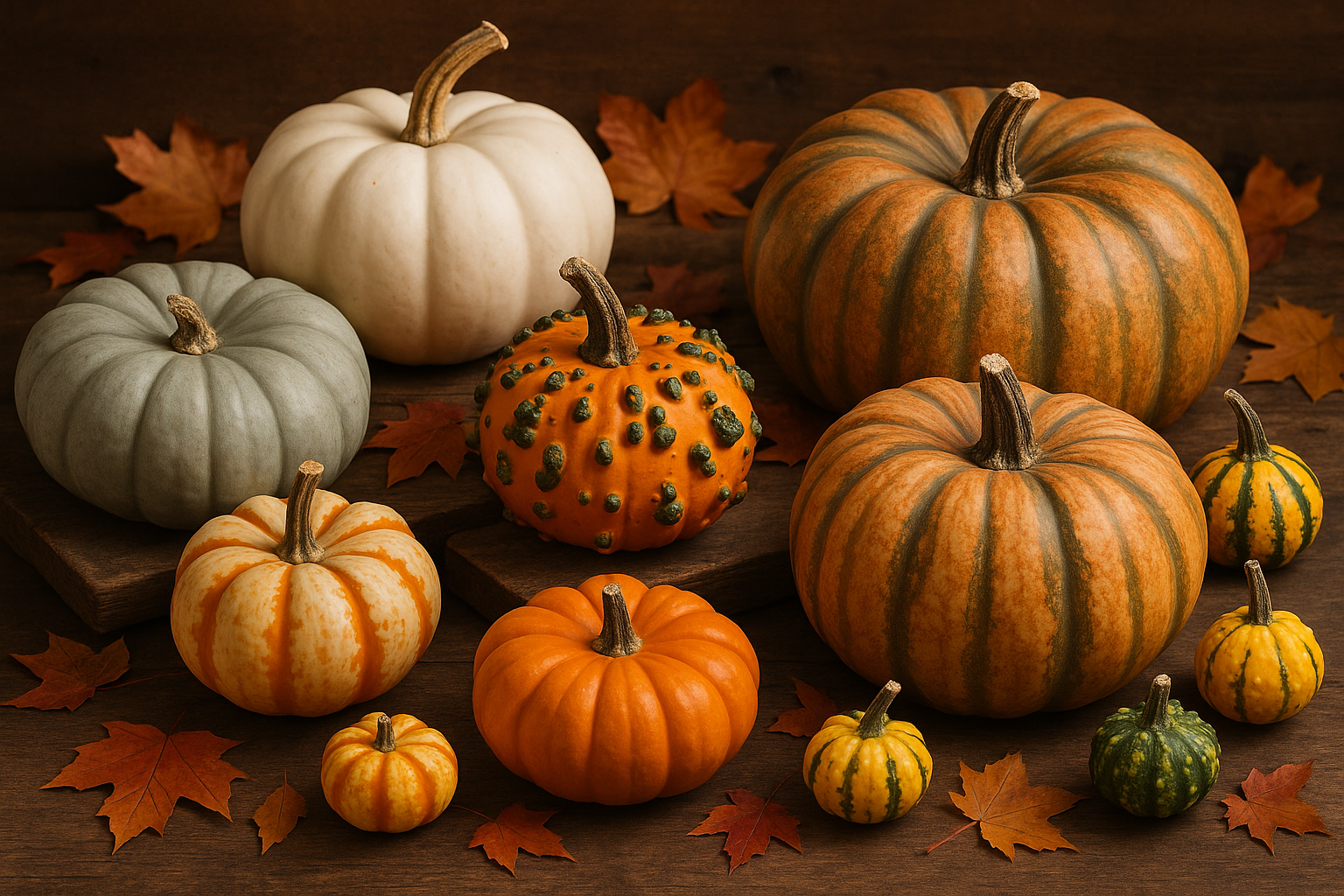 Pumpkin and Pine