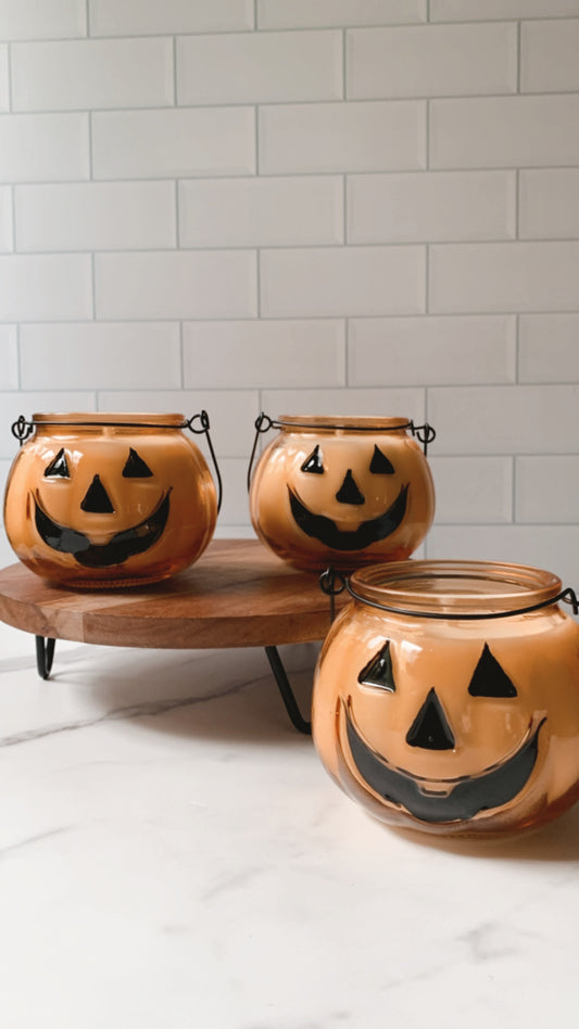 Pumpkin Chai Jack-O-Lantern