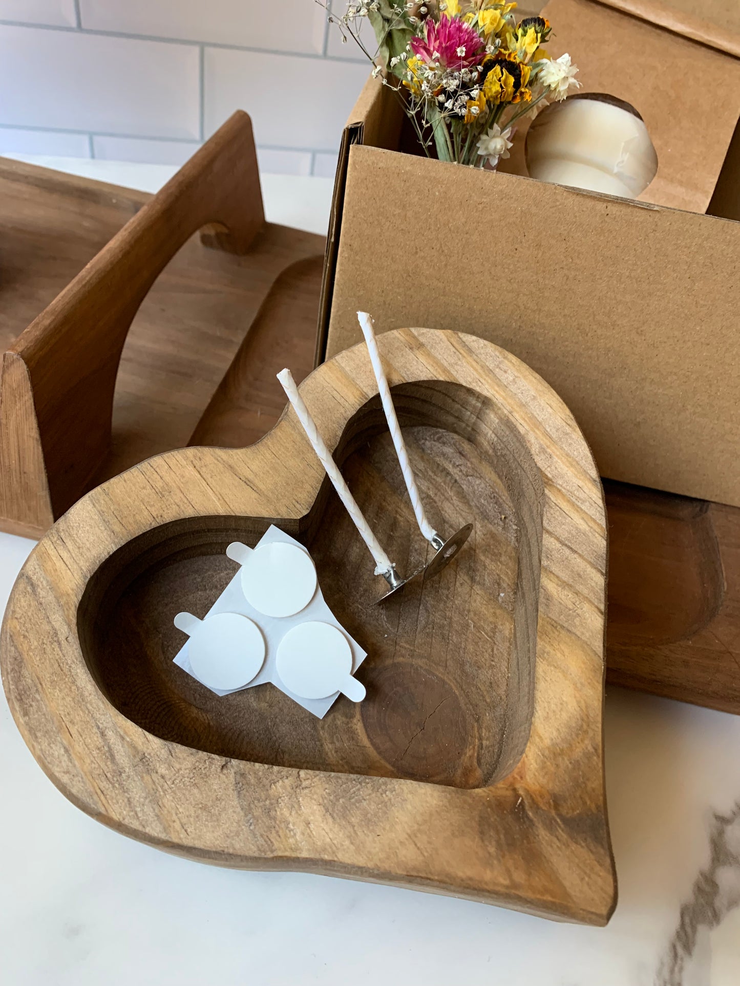 Heart candle kit