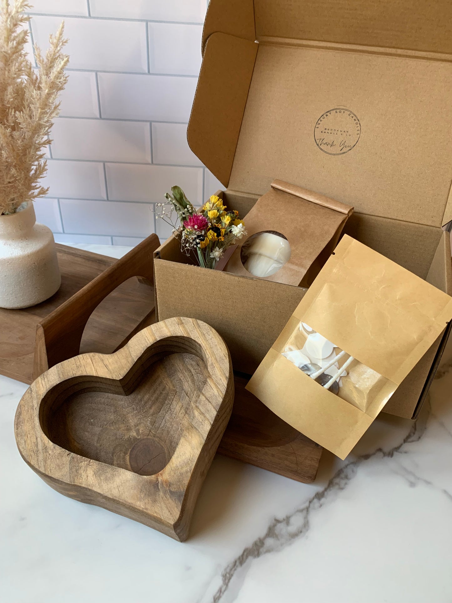 Heart candle kit