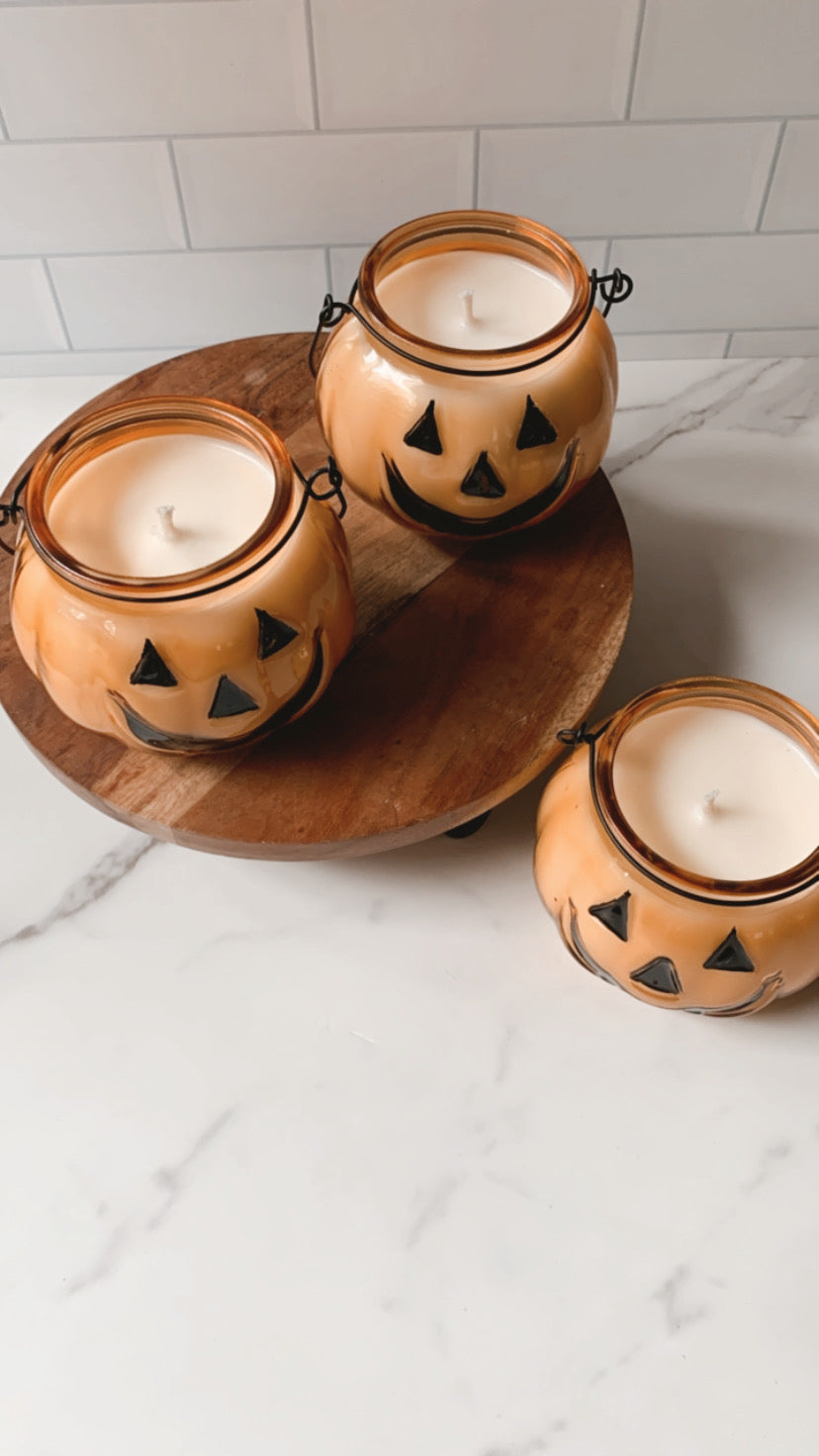 Pumpkin Chai Jack-O-Lantern