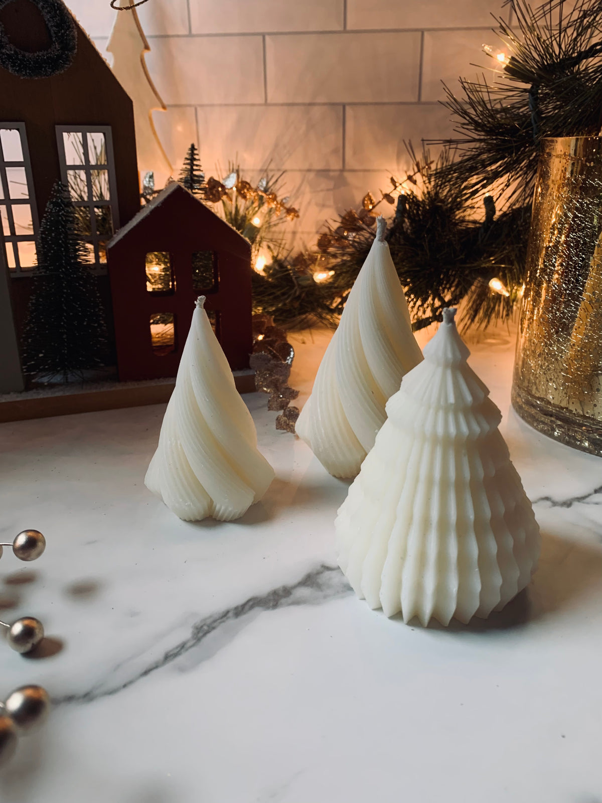 Pillar Christmas Trees