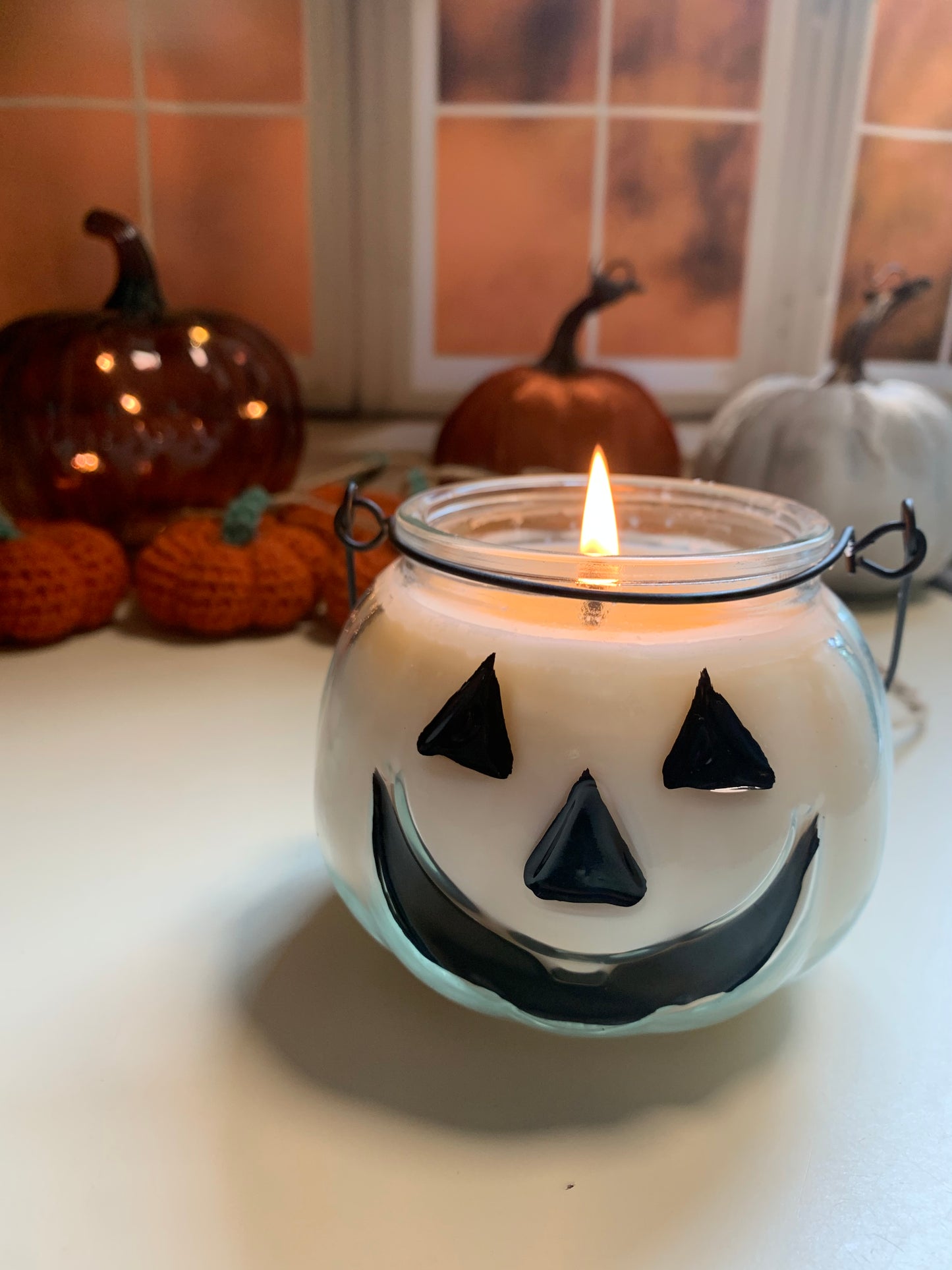 Pumpkin Chai Jack-O-Lantern