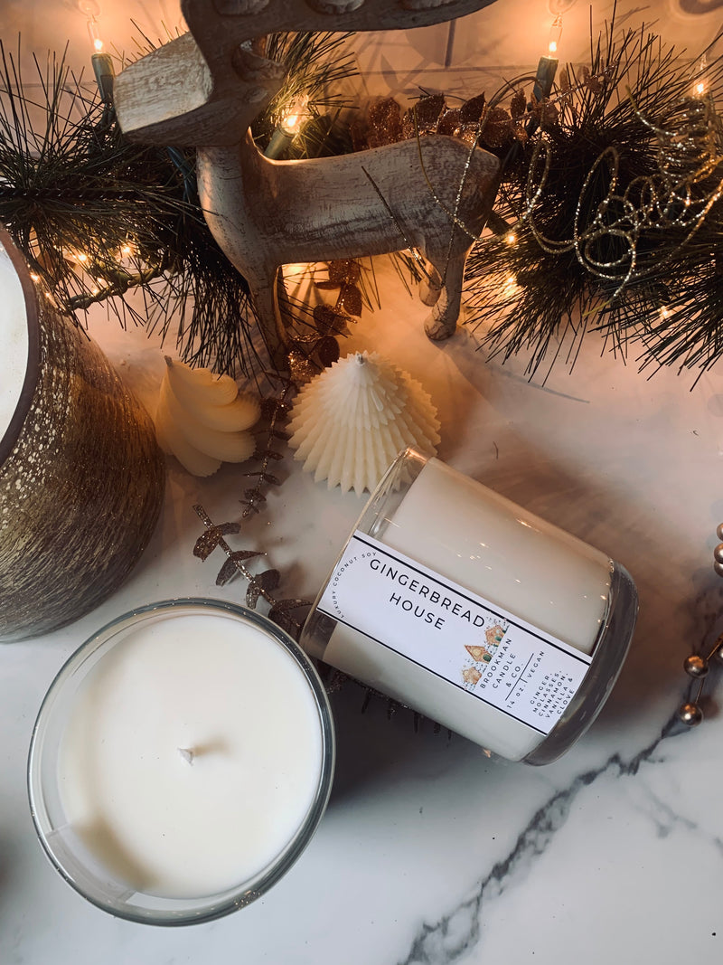 Gingerbread House by Brookman Candle & Co. – Christmas collection product image 3