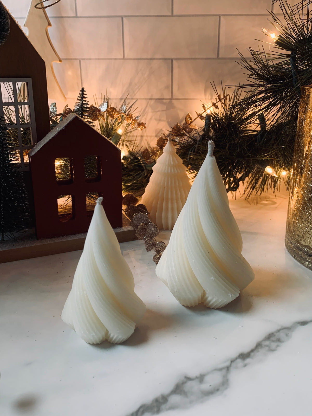 Pillar Christmas Trees