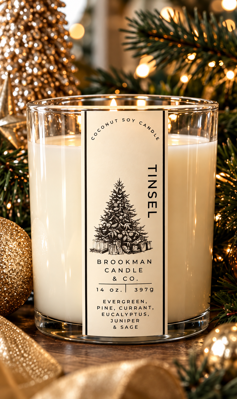 Tinsel by Brookman Candle & Co. – Christmas collection product image