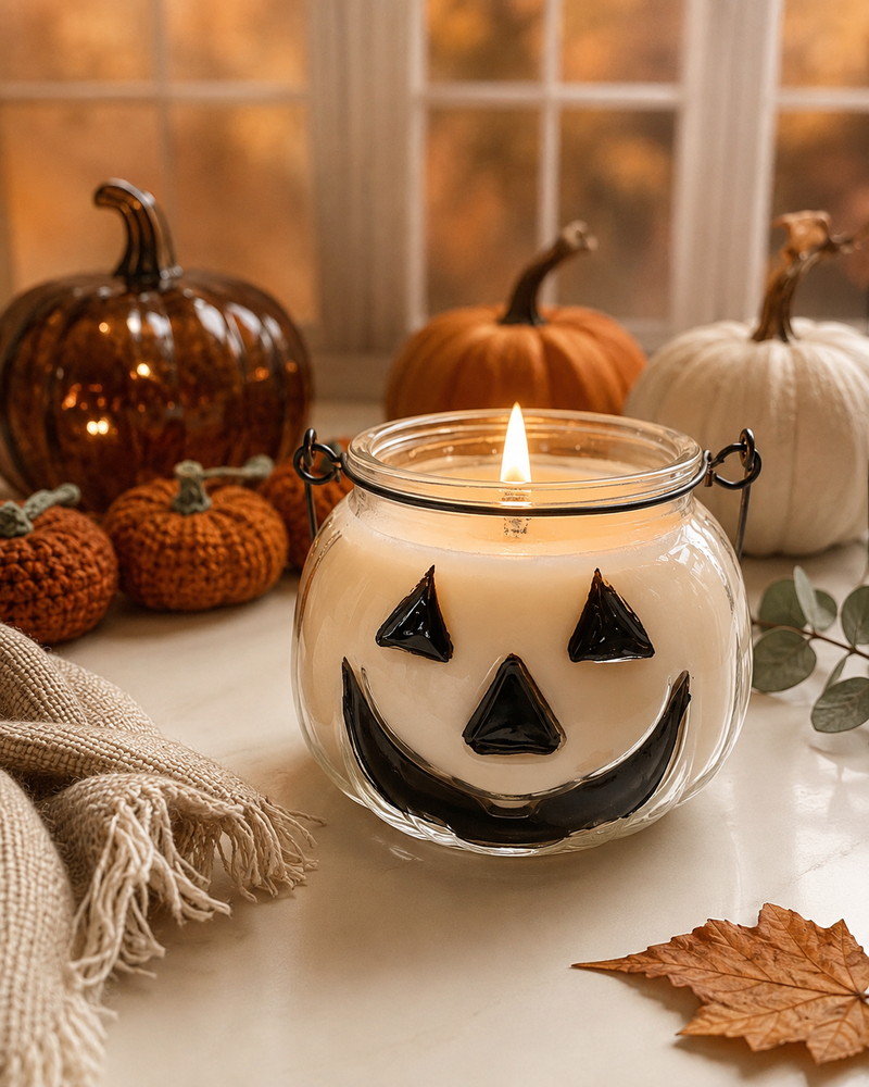 Pumpkin Chai Jack-O-Lantern