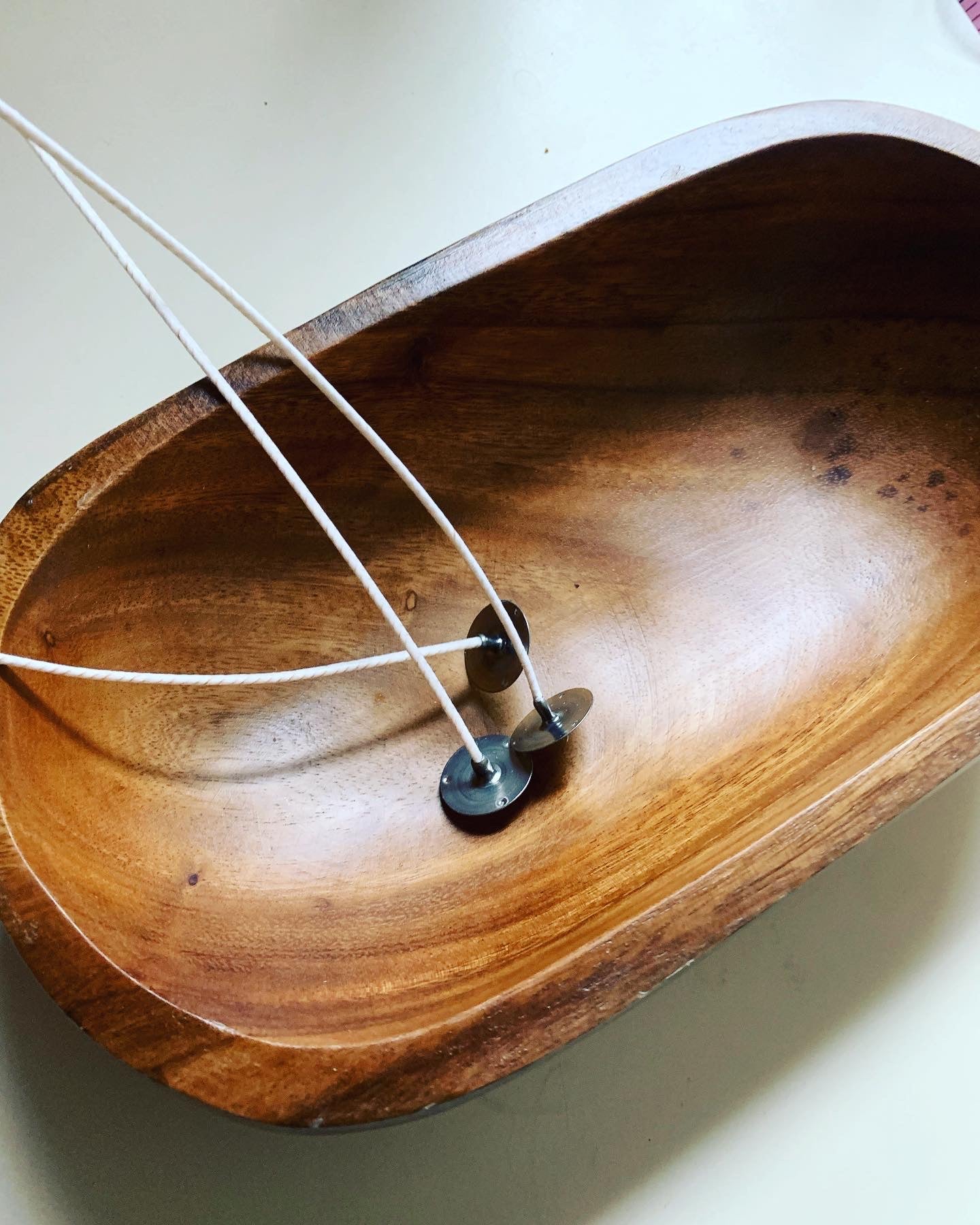 Wooden Bowl Candles: Autumn Moon