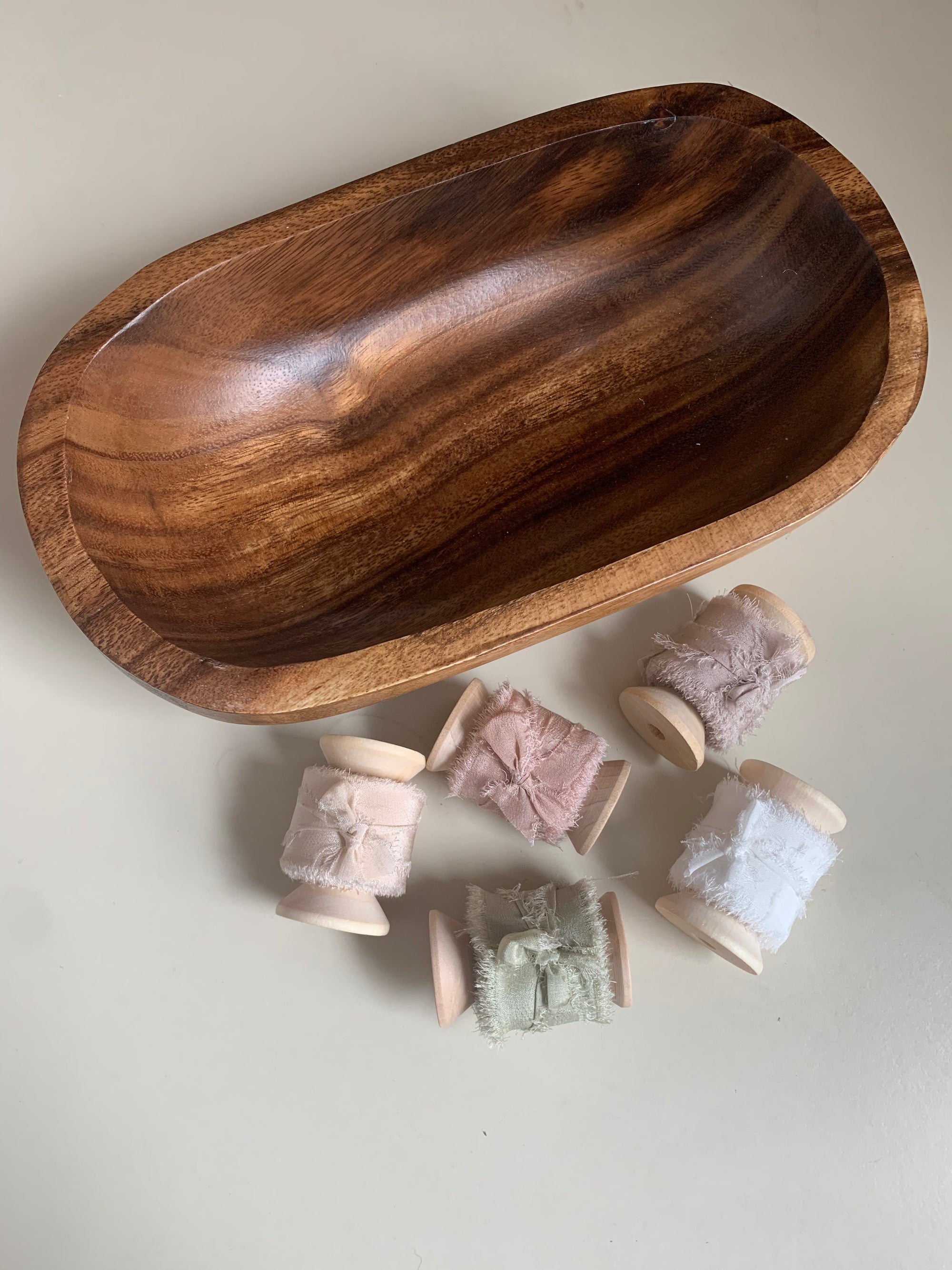 Wooden Bowl Candles: Autumn Moon