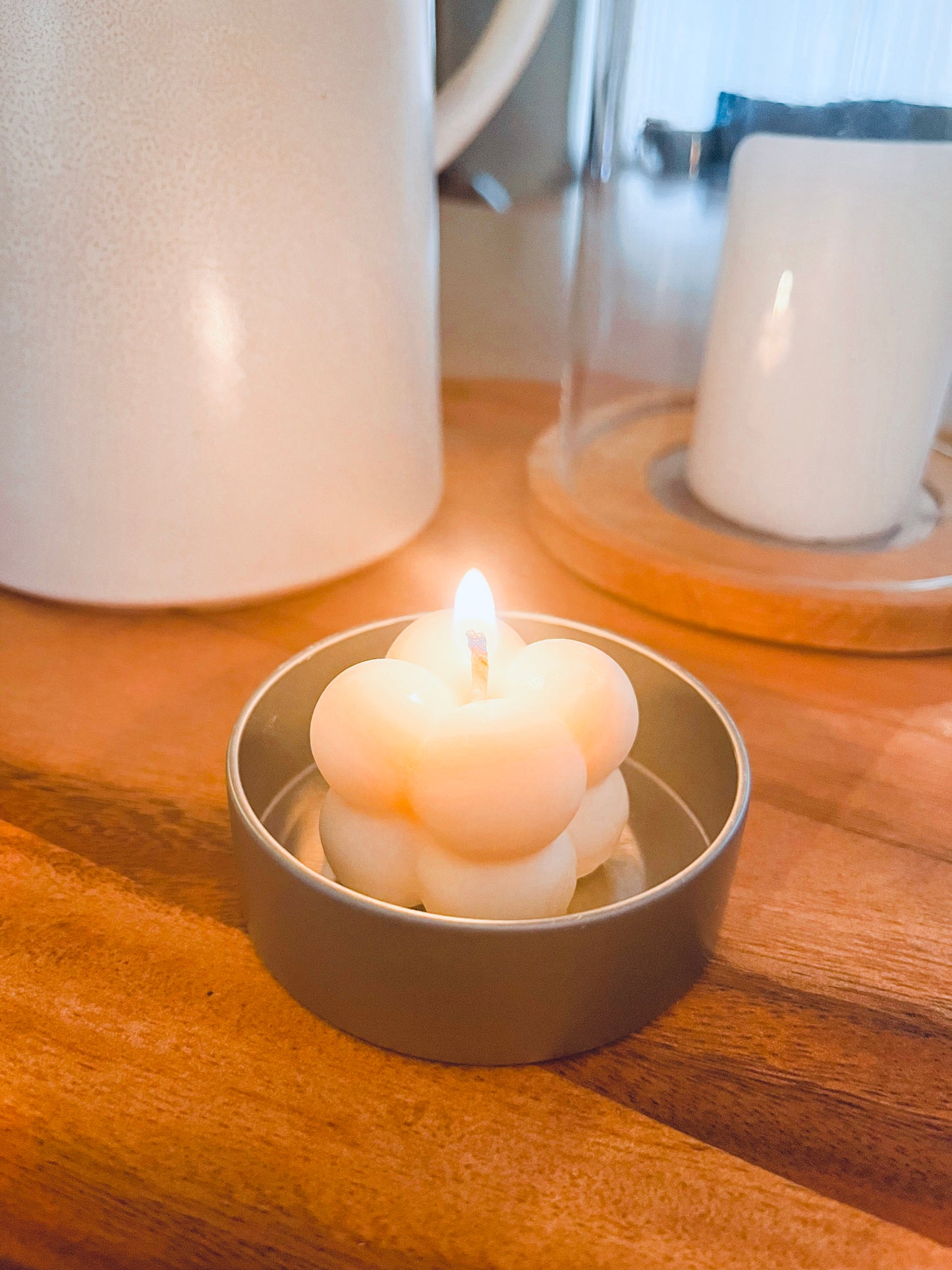 Soy Bubble Candles: Candied Fig